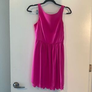 Hot pink cocktail dress